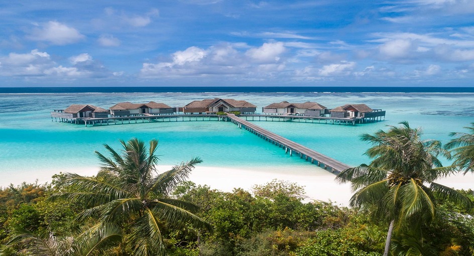Aerial view of the Crescent at Niyama Private Islands Maldives